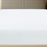 Vidaxl monterede ark Jersey 2 St 180x200 cm bomuld hvid