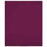 Vidaxl Fitted Sheets Jersey 2 Pcs 180x200 cm Bomuld Burgundy Rød