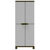 Vidaxl opbergkast 68x39x171,5 cm rattan ontwerp