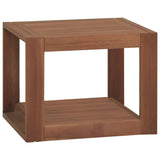 Vidaxl badkamerwandkast 45x45x35 cm massief teakhout