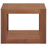 Vidaxl badkamerwandkast 45x45x35 cm massief teakhout