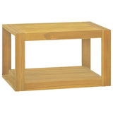 Vidaxl badkamerwandkast 60x45x35 cm massief teakhout