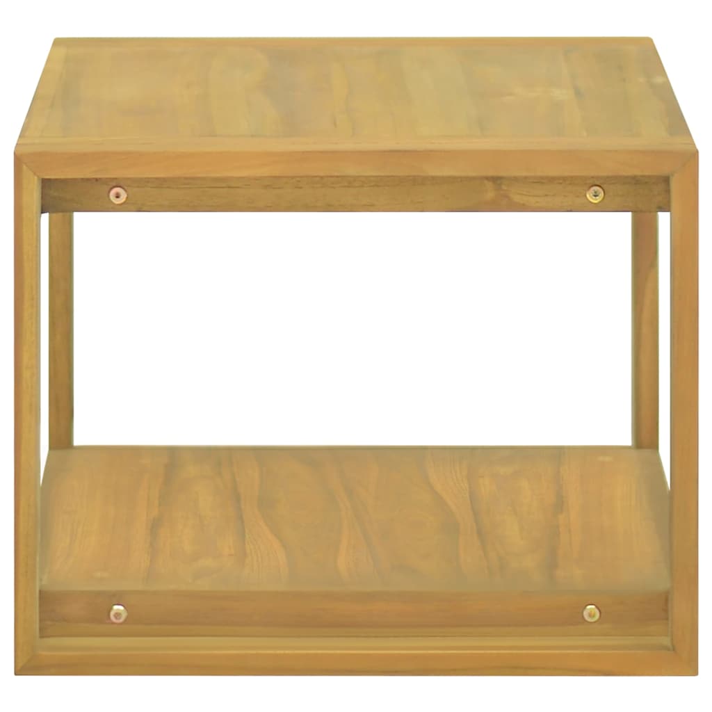 Vidaxl badkamerwandkast 60x45x35 cm massief teakhout