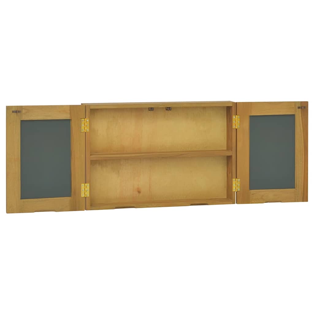 Vidaxl spiegelkast 60x10x40 cm massief teakhout