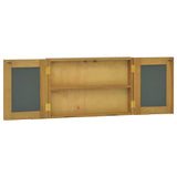 Vidaxl spiegelkast 60x10x40 cm massief teakhout