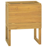 Vidaxl badkamerkast 60x40x75 cm massief teakhout