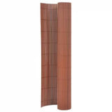 Vidaxx dobbeltsidet havehegn 90x400 cm brun
