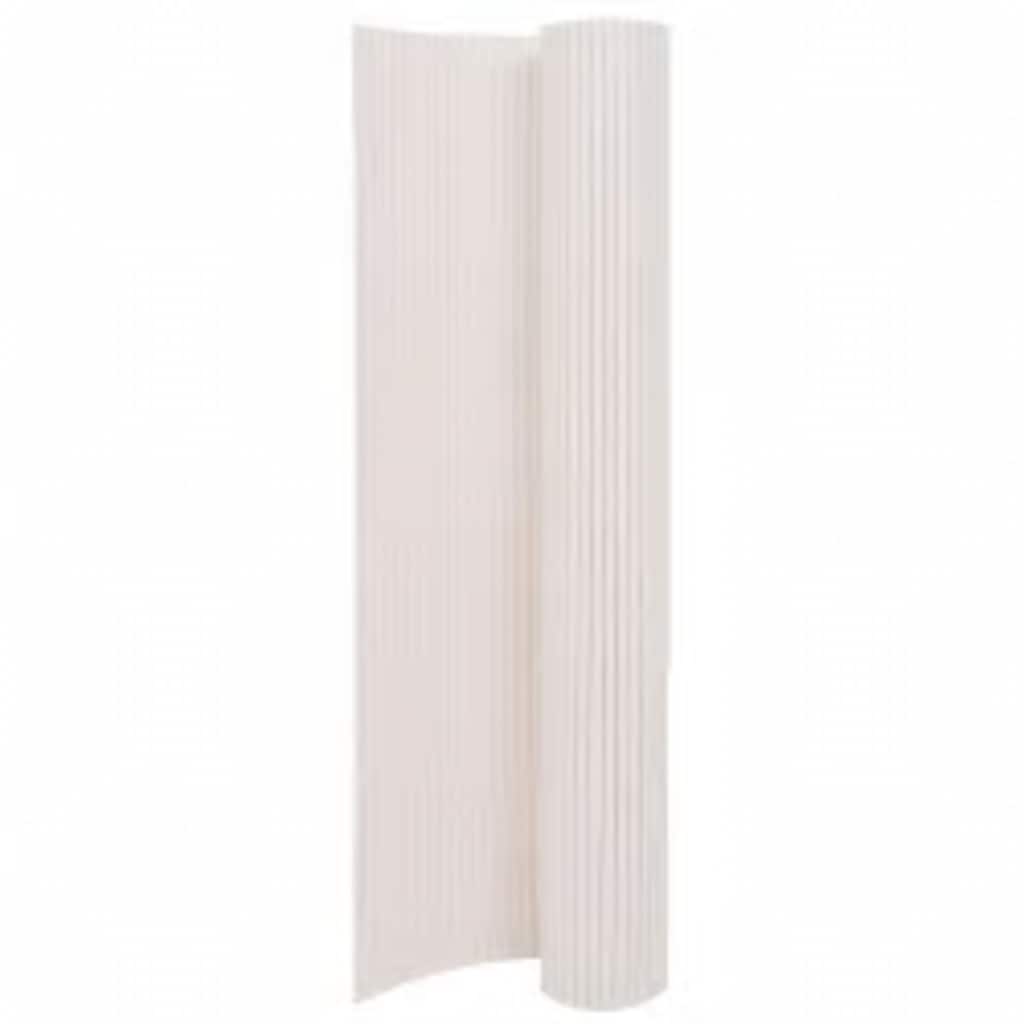 Vidaxl Garden Fencing Double -Sided 110x300 cm hvid