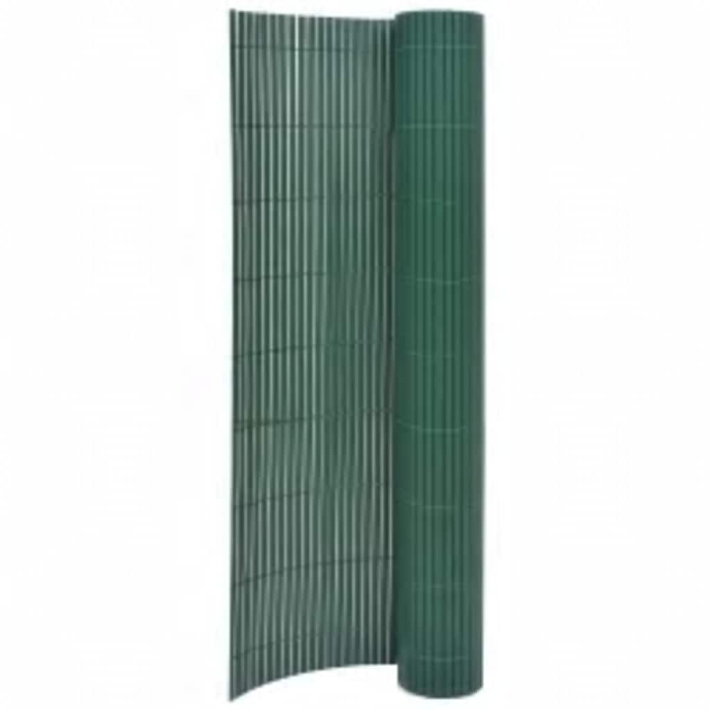 Vidaxx dobbeltsidet havehegn 110x400 cm grøn
