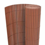 Vidaxx dobbeltsidet havehegn 110x400 cm brun