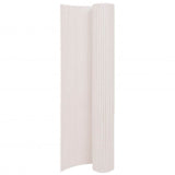 Vidaxl Garden Fencing Double -Sided 110x500 cm hvid