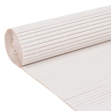 Vidaxl Garden Fencing Double -Sided 110x500 cm hvid