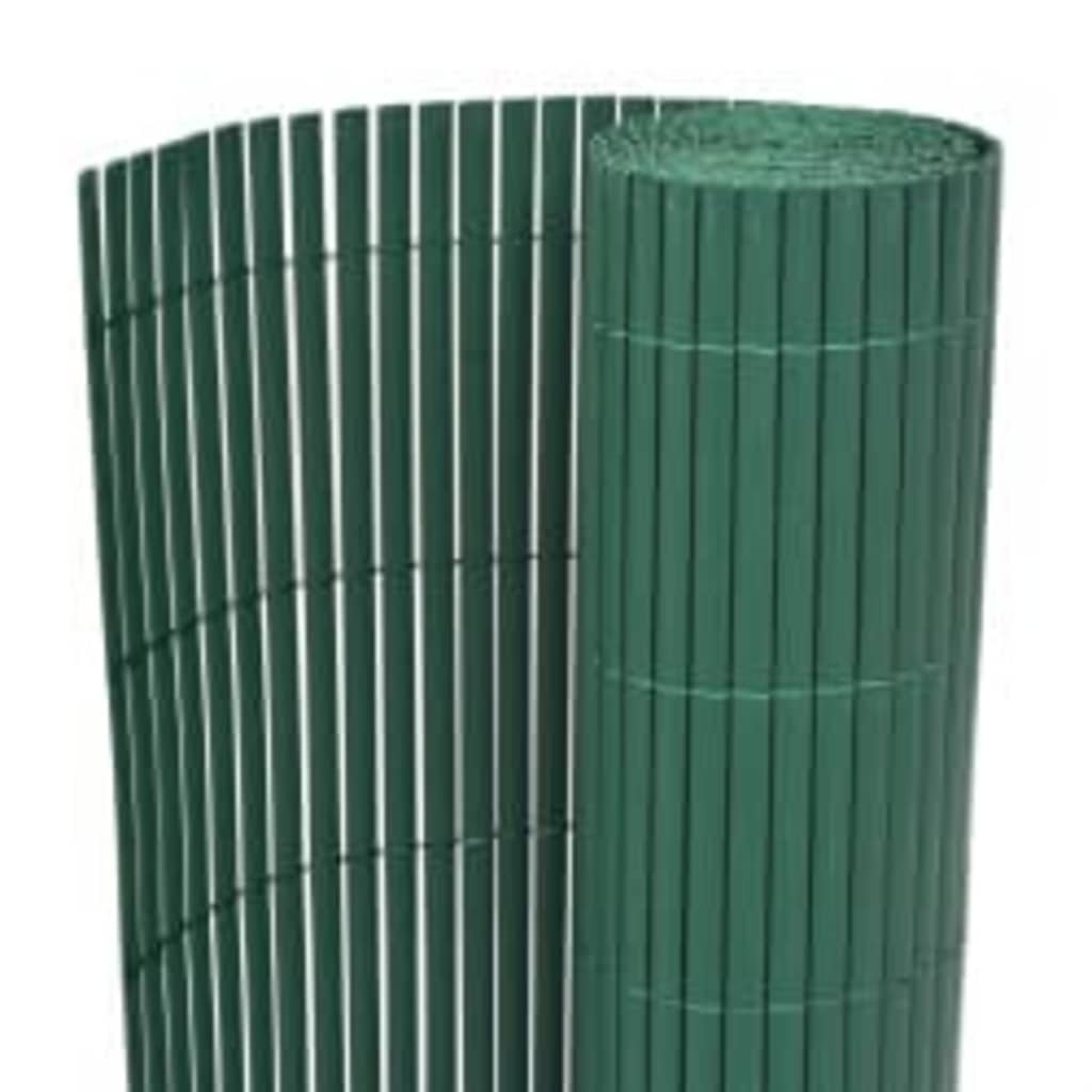 Vidaxl Garden Hegn dobbelt -sidet 110x500 cm grøn