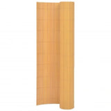 Vidaxl Havehegn dobbelt -sidet 110x500 cm gul