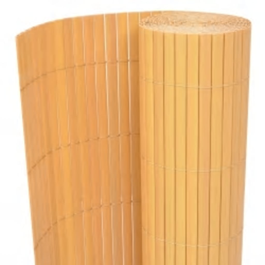Vidaxl Havehegn dobbelt -sidet 110x500 cm gul