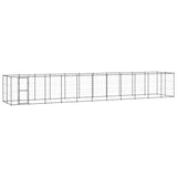 Vidaxl Dog Kennel 26,62 m² stål