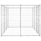Vidaxl Dog Kennel 7,26 m² Galvaniseret stål