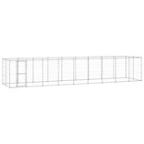 Vidaxl Dog Kennel 21,78 m² galvaniseret stål