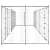 Vidaxl Dog Kennel 21,78 m² galvaniseret stål