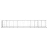Vidaxl Dog Kennel 26,62 m² Galvaniseret stål