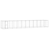 Vidaxl Dog Kennel 26,62 m² Galvaniseret stål