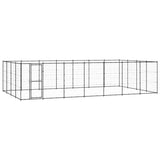 Vidaxl Dog Kennel 33,88 m² stål
