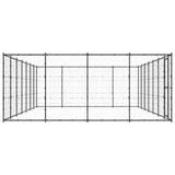 Vidaxl Dog Kennel 33,88 m² stål