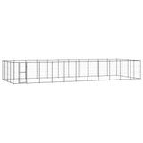 Vidaxl Dog Kennel 53,24 m² stål