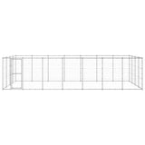 Vidaxl Dog Kennel 33,88 m² Galvaniseret stål