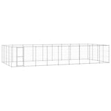 Vidaxl Dog Kennel 43,56 m² Galvaniseret stål
