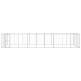 Vidaxl Dog Kennel 43,56 m² Galvaniseret stål