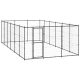 Vidaxl Dog Kennel 21,78 m² stål