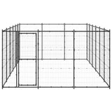 Vidaxl Dog Kennel 21,78 m² stål