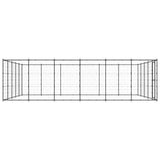 Vidaxl Dog Kennel 36,3 m² stål