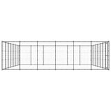 Vidaxl Dog Kennel 50,82 m² stål