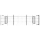 Vidaxl Dog Kennel 65,34 m² stål