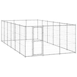 Vidaxl Dog Kennel 21,78 m² galvaniseret stål