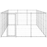 Vidaxl Dog Kennel 21,78 m² galvaniseret stål