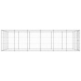 Vidaxl Dog Kennel 21,78 m² galvaniseret stål