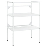 Vidaxl wastafelframe 59x38x83 cm ijzer wit