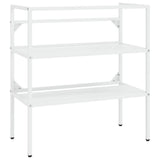 Vidaxl wastafelframe 79x38x83 cm ijzer wit