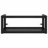 Vidaxl wastafelframe wandgemonteerd 79x38x31 cm ijzer zwart