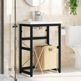 Vidaxl wastafelframe 59x38x83 cm ijzer zwart