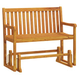 Vidaxl schommelbank 110 cm massief acaciahout