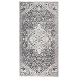 Vidaxl uden for tæppet fladt vævet 80x150 cm lysegrå
