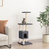 Vidaxl Cat Scratching Post med sisal skrabende stillinger 104 cm mørkegrå