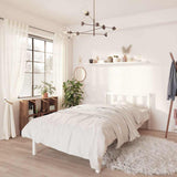Vidaxl bedframe massief grenenhout wit 90x190 cm