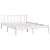 Vidaxl bedframe massief grenenhout wit 120x190 cm