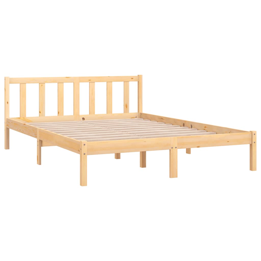 Vidaxl bedframe massief grenenhout 160x200 cm