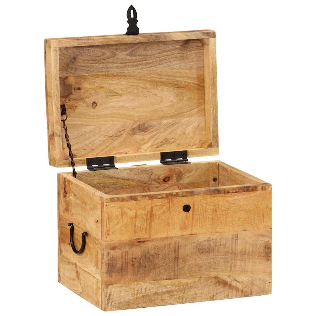 Vidaxl opbergbox 39x28x31 cm massief mangohout
